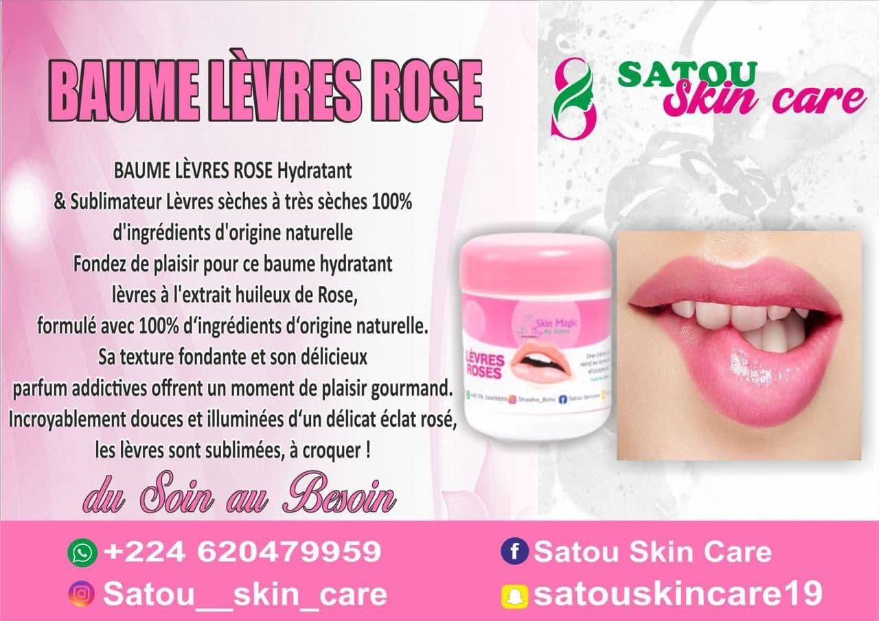 Crème lèvres rose