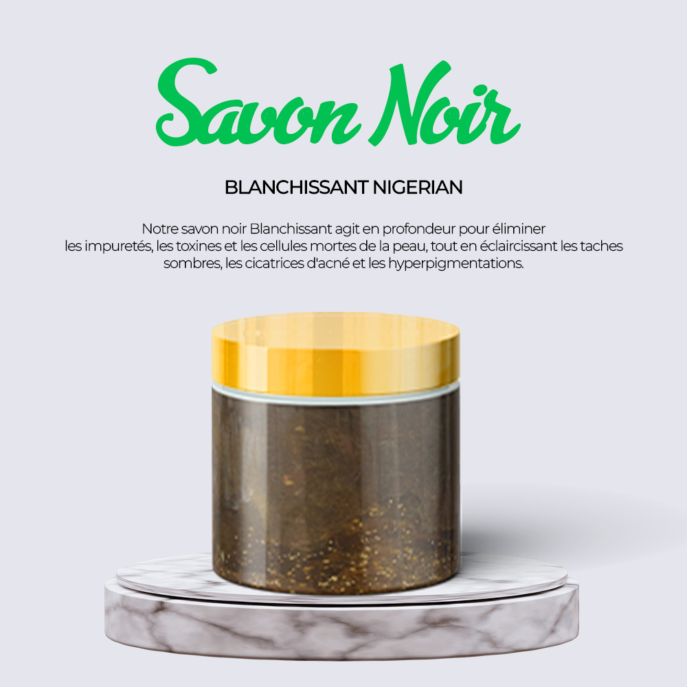 SAVON NOIR BLANCHISSANT
NIGERIAN